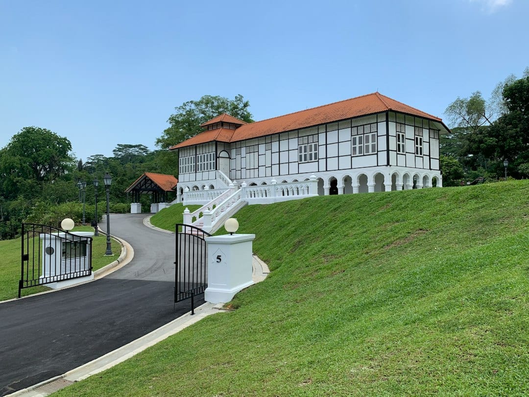 Singapore luxury bungalow exterior